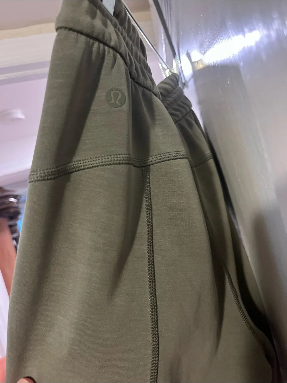 Lululemon Softstreme High-Rise Pant, Regular, Grey Eucalyptus, Size 4